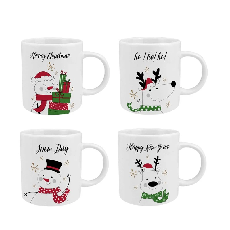 Ensemble de tasses de Noël simples WWS