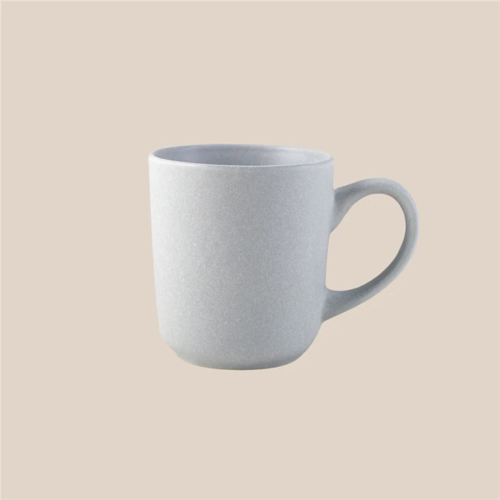 Gelato Series Coffee Mug-Sakura Pink, Silvery Gray