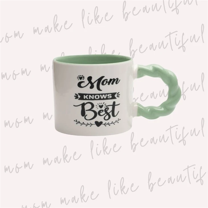 Mom You Are Queen Coffee Mug New Bone China Mug For Mother's Day White Coffee Mugs 12oz For Office And Home