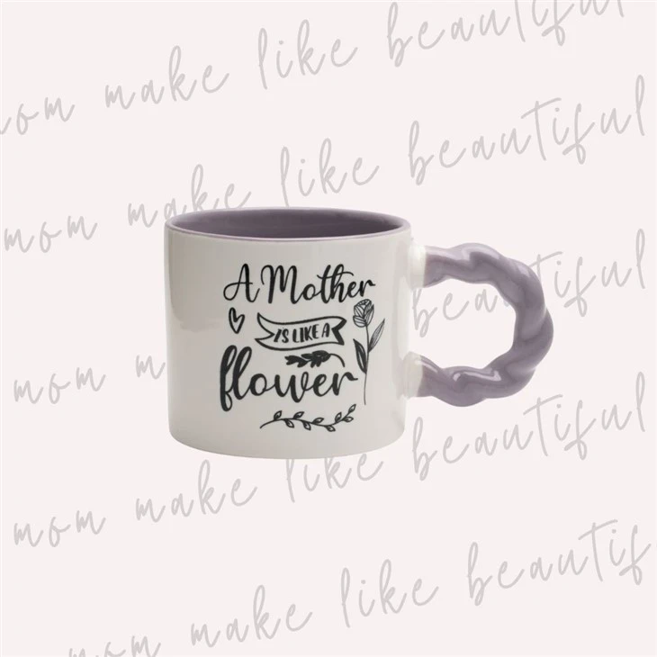 Mom You Are Queen Coffee Mug New Bone China Mug For Mother's Day White Coffee Mugs 12oz For Office And Home