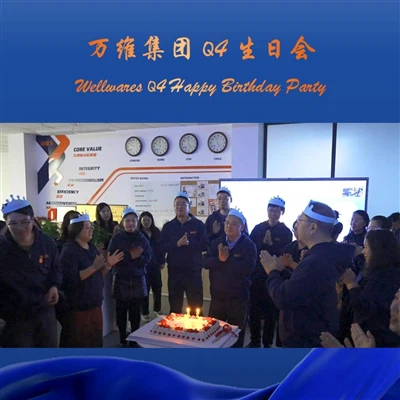 La célébration de l'anniversaire du quatrième trimestre de Wellwares Group s'...