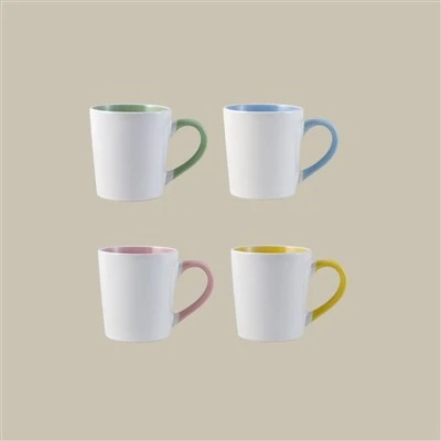 Ensemble de 4 tasses à café, tasses de 16 oz, disponibles en 4 couleurs élégantes